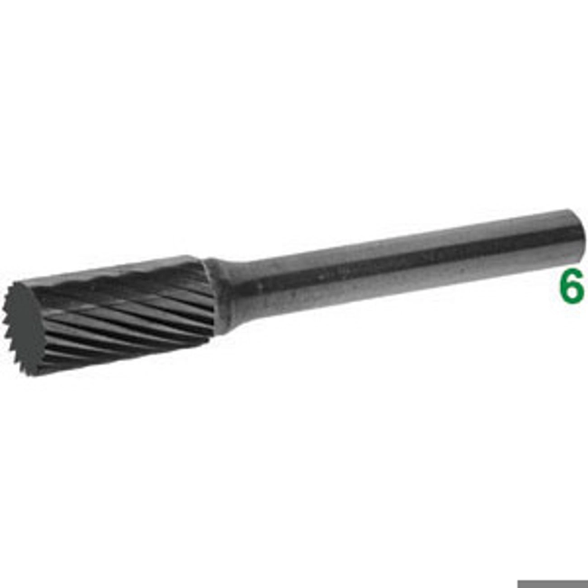 Vendita online FRESE ROTATIVE IN METALLO DURO TIPO CILINDRICO-TESTA LISCIA ATTACCO Ø MM 6 TAGLIO 3