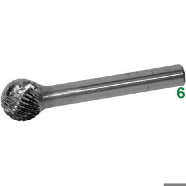 Vendita online FRESE ROTATIVE IN METALLO DURO TIPO A SFERA ATTACCO Ø MM 6 TAGLIO 7