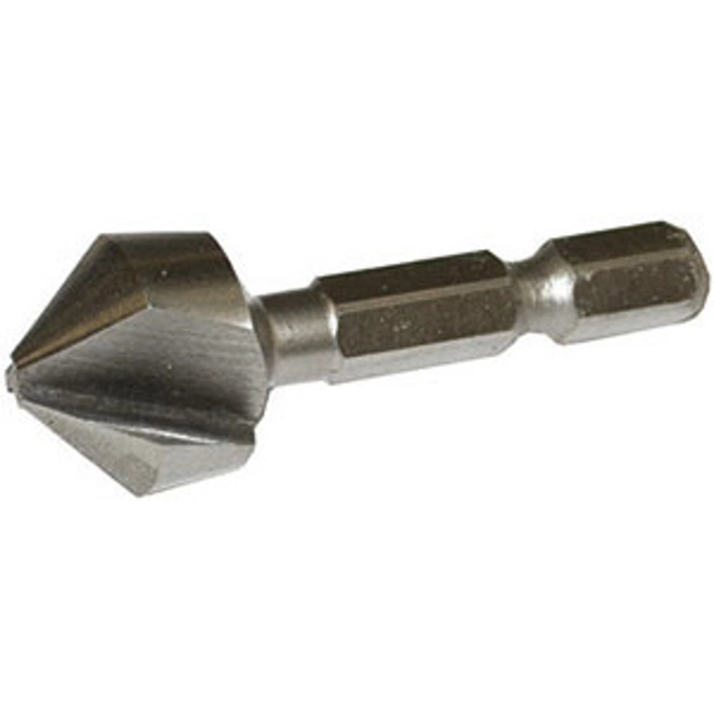 Vendita online FRESE PER SVASARE TIPO A 3 TAGLIENTI CONICITÀ 90° IN ACCIAIO HSS ATTACCO ESAGONALE 1/4