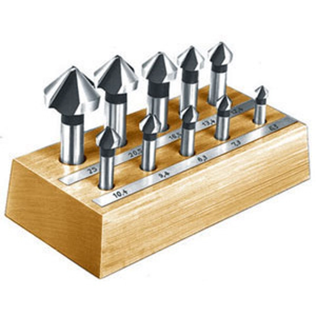 Vendita online ASSORTIMENTI DI 10 FRESE PER SVASARE IN ACCIAIO HSS ART. 8810 G
