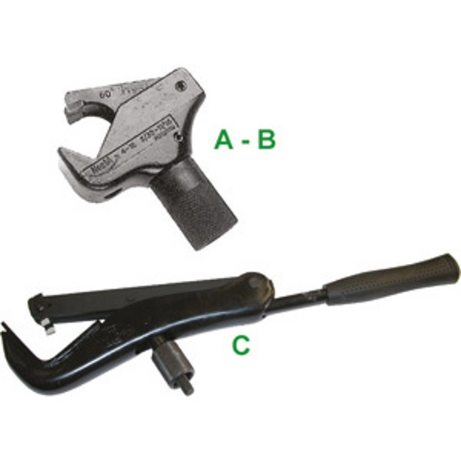 Vendita online APPARECCHI RAVVIVAFILETTI UNIVERS.PER TUTTE LE FILETT.CON ANG.60° (METRICHE-UNC-UNF-NPT)