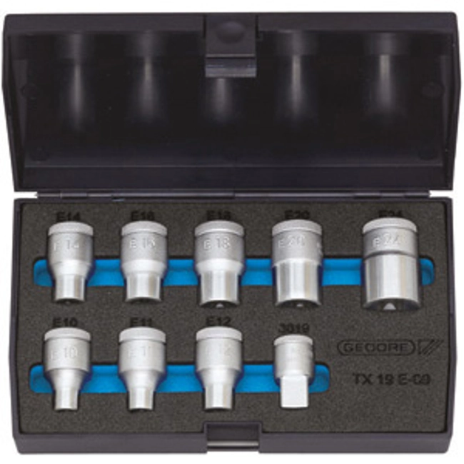 Vendita online ASSORTIMENTI CHIAVI A BUSSOLA 1/2 PER POLIGONO ESTERNO TORX
