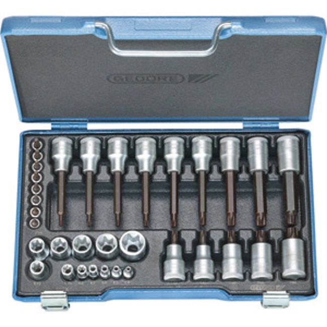 Vendita online ASSORTIMENTI CHIAVI A BUSSOLA 1/4-1/2 PER POLIGONO INTERNO/ESTERNO TORX