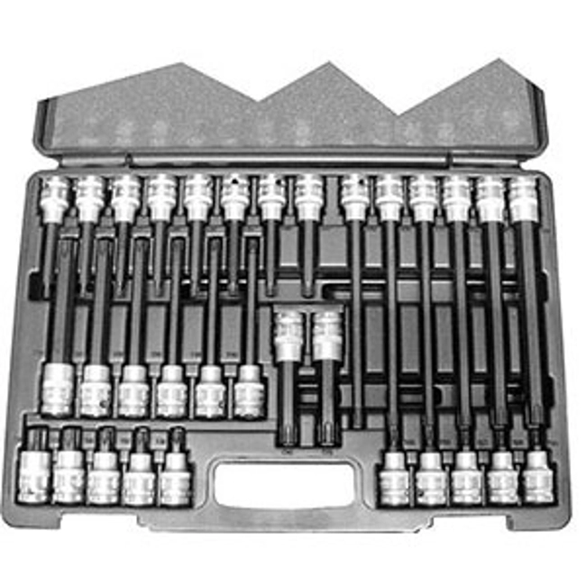 Vendita online ASSORTIMENTI CHIAVI A BUSSOLA 1/2 PER VITI CON IMPRONTA INTERNA TORX