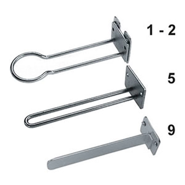 Vendita online GANCI SPECIALI CON FISSAGGIO A VITE E DADO.