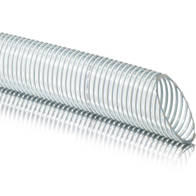 Tubo Spiralato Per Alimenti ALIFLEX 30 Mm - 25 Metri, PVC, Per Aspirazione E Mandata Liquidi Alimentari, Conforme UE